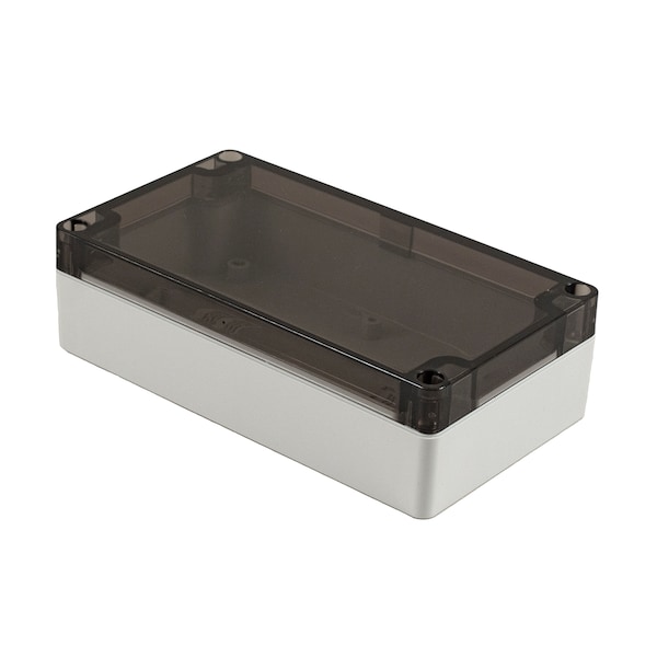 Hammond Screws Electrical Enclosures, 6.3 in H, 1.77 in D, 3.54 in W, 4, 4X, 6, 6P, 12 & 13, Polycarbonate 1554JL2GYSL - main